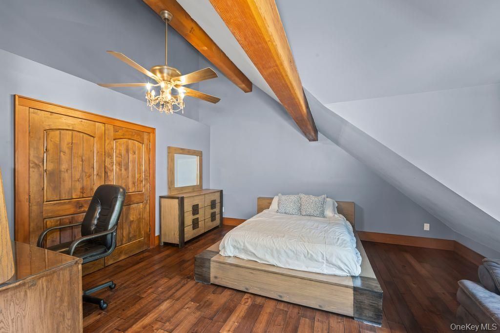 Bedroom, Interior, Wooden Beams, Wood Texture Flooring
