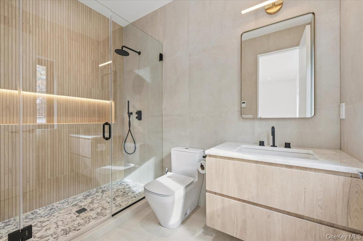 Bathroom, Glass Shower, Interior
