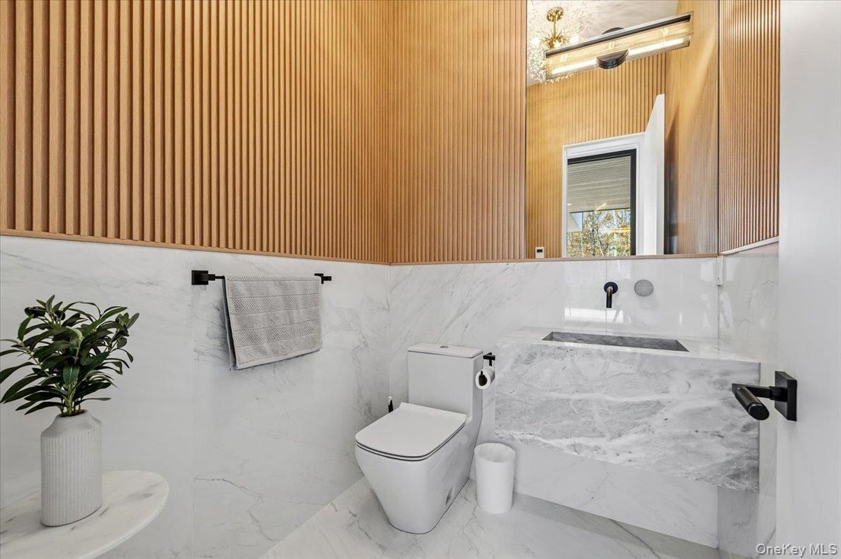 Bathroom, Interior, Marble, Marble Walls, Wooden Walls