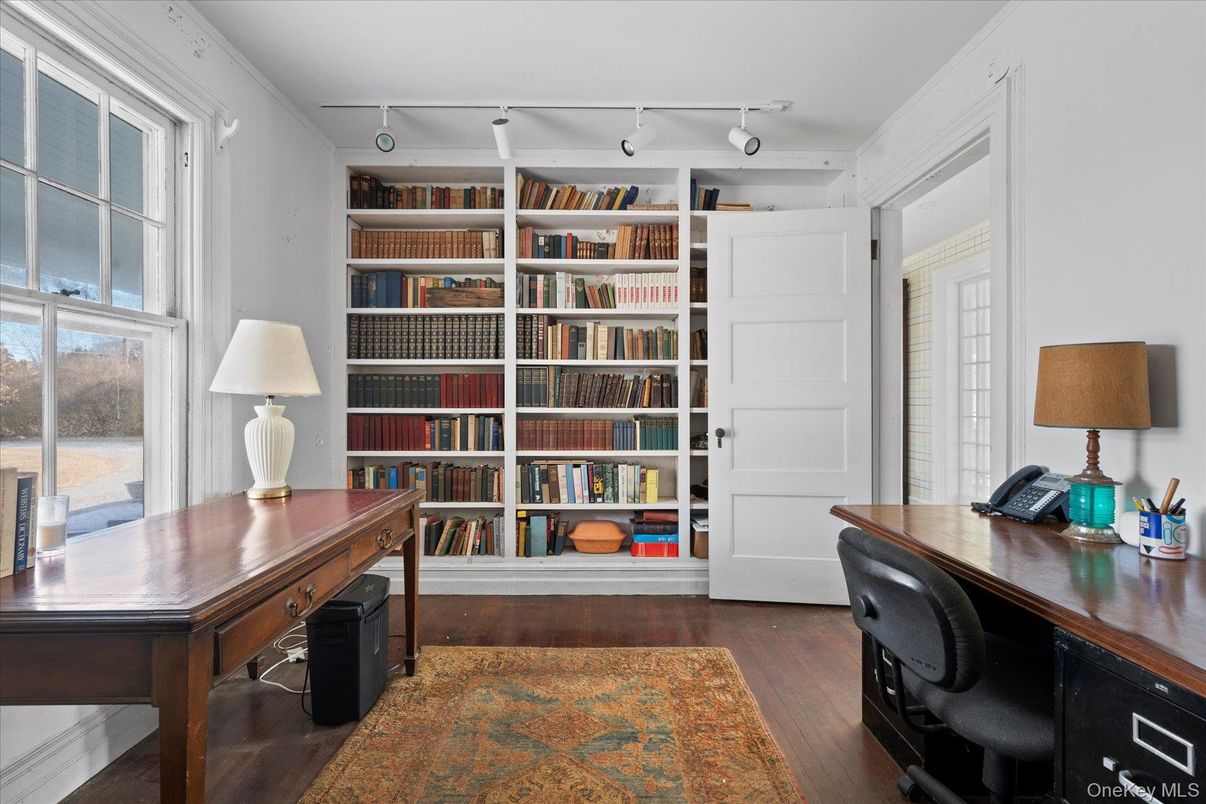 Home Office, Interior, Wood Texture Flooring