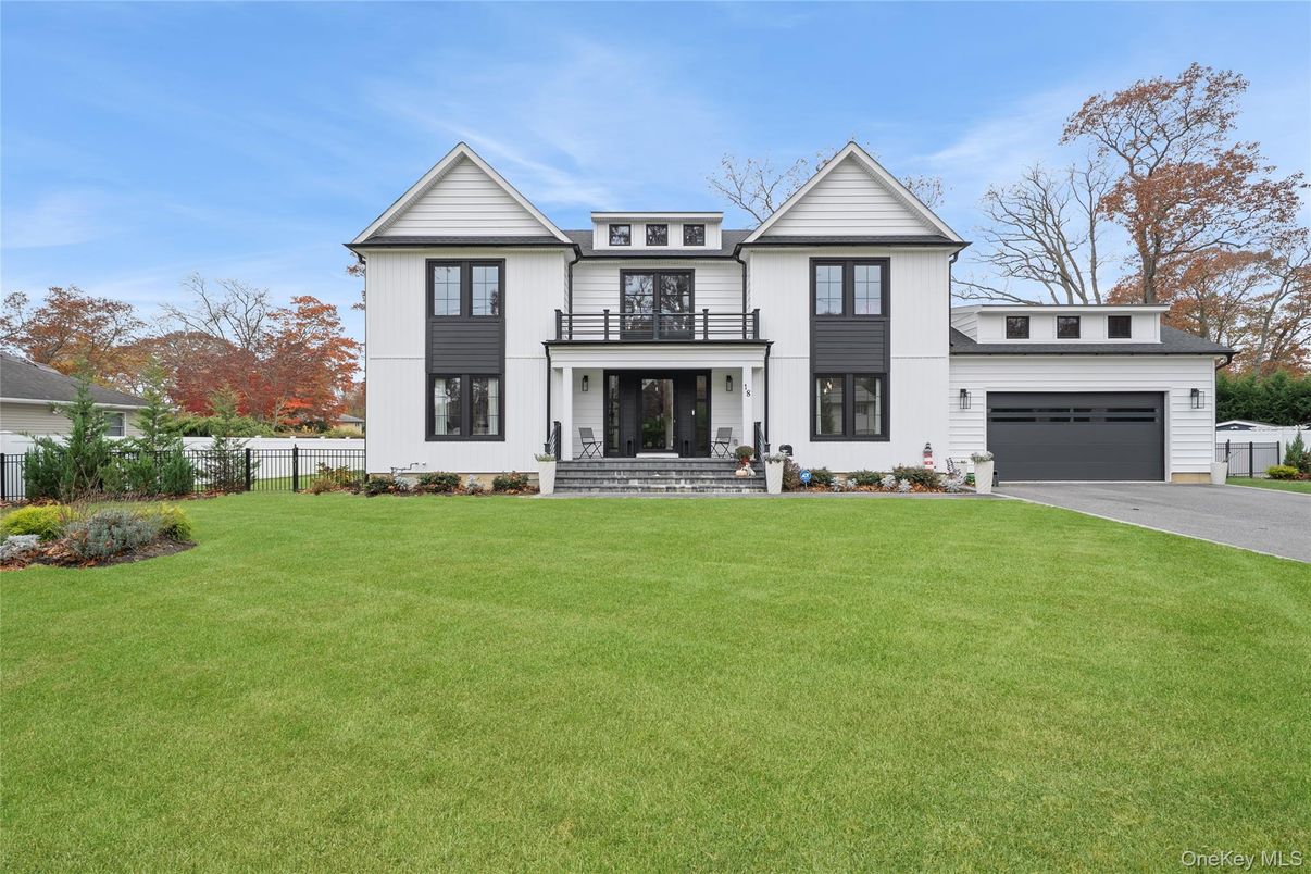 Attached, Backyard, Exterior, Facade, Farmhouse