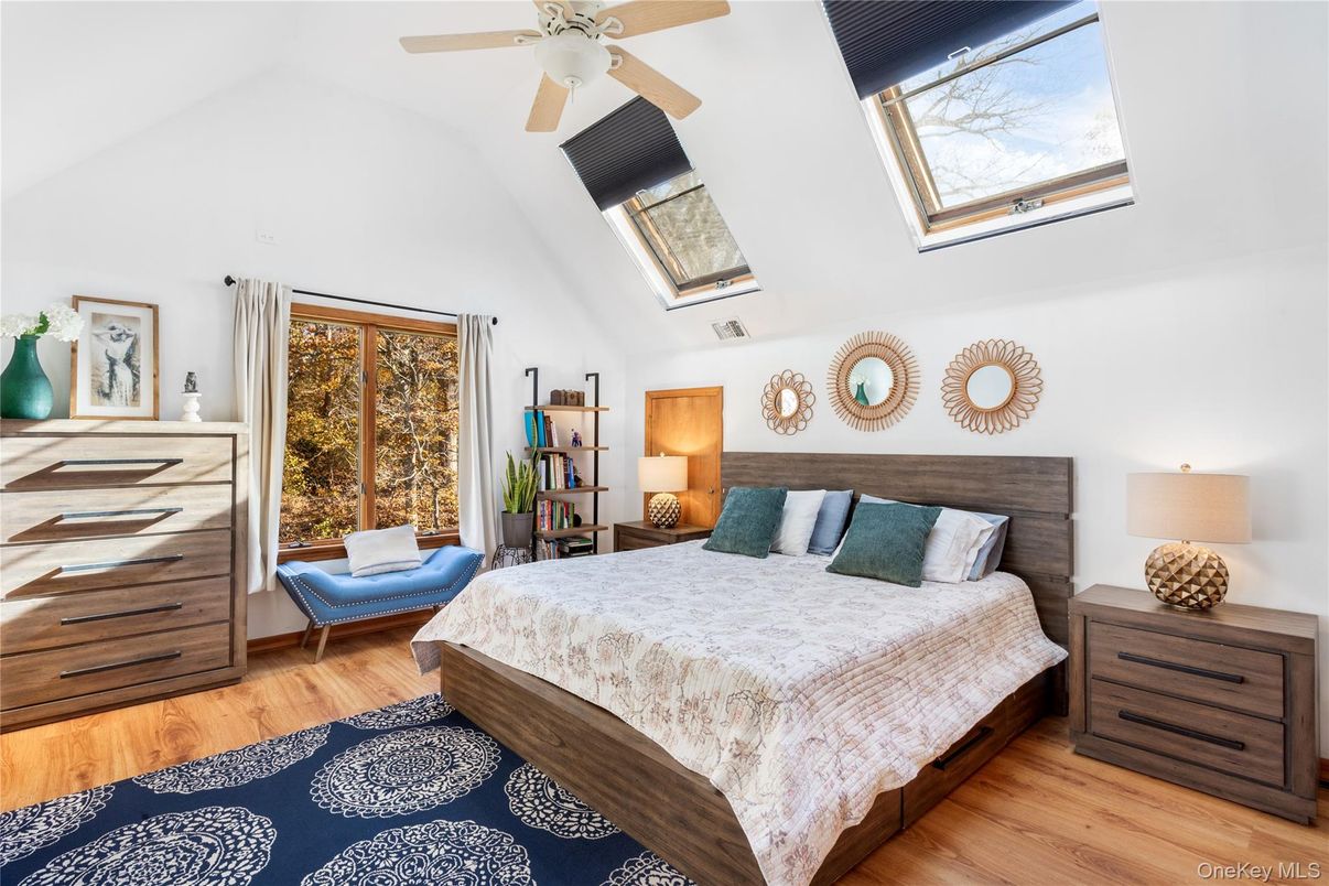 Bedroom, Interior, Wood Texture Flooring