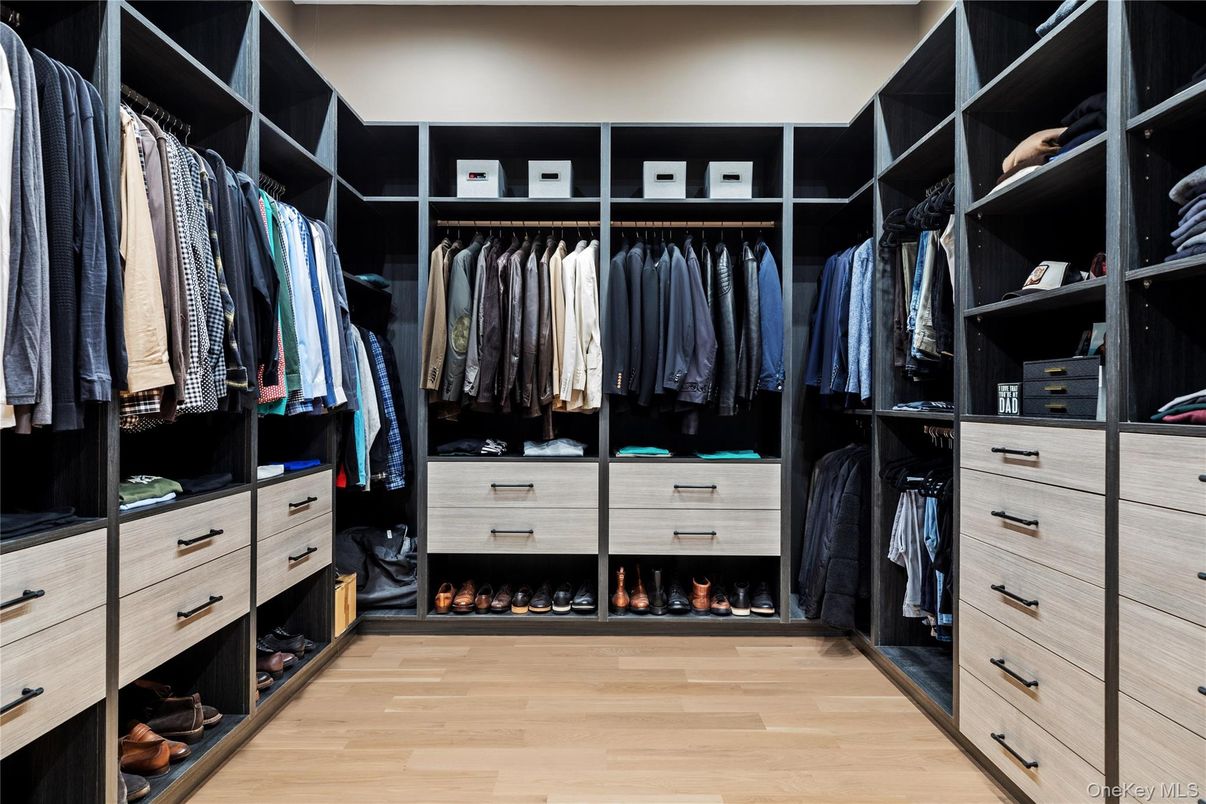 Interior, Walk-in Closets, Wood Texture Flooring