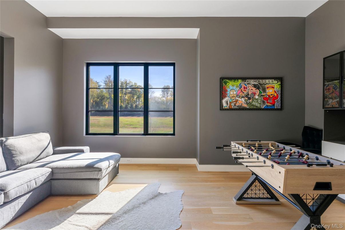 Game Room, Interior, Wood Texture Flooring