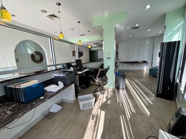 Home Office, Interior, Pendant Lights, Recessed Lighting