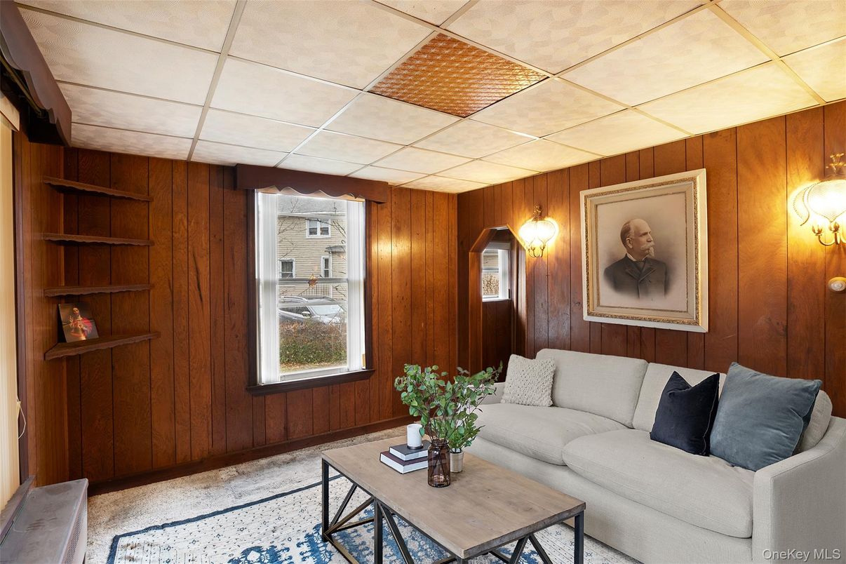 Interior, Living room, Wooden Walls