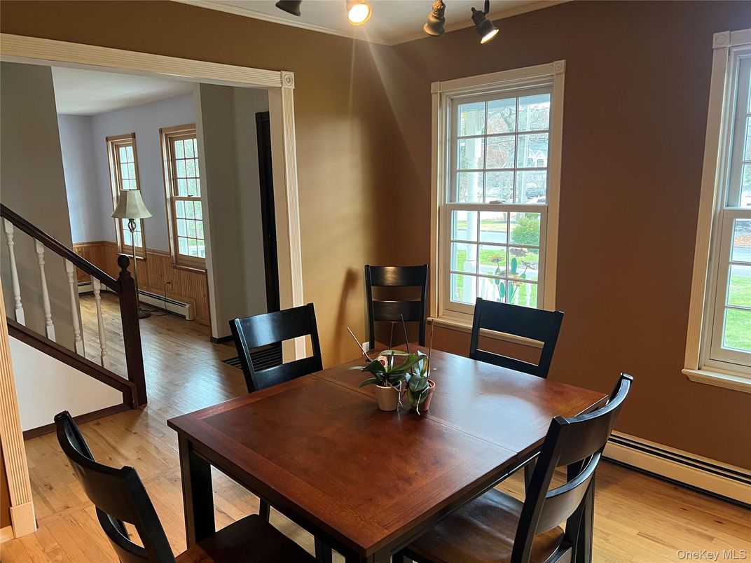 Dining room, Interior, Wood Texture Flooring