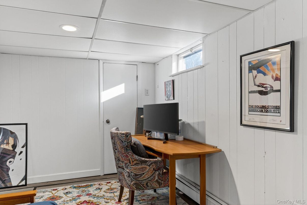 Home Office, Interior, Recessed Lighting
