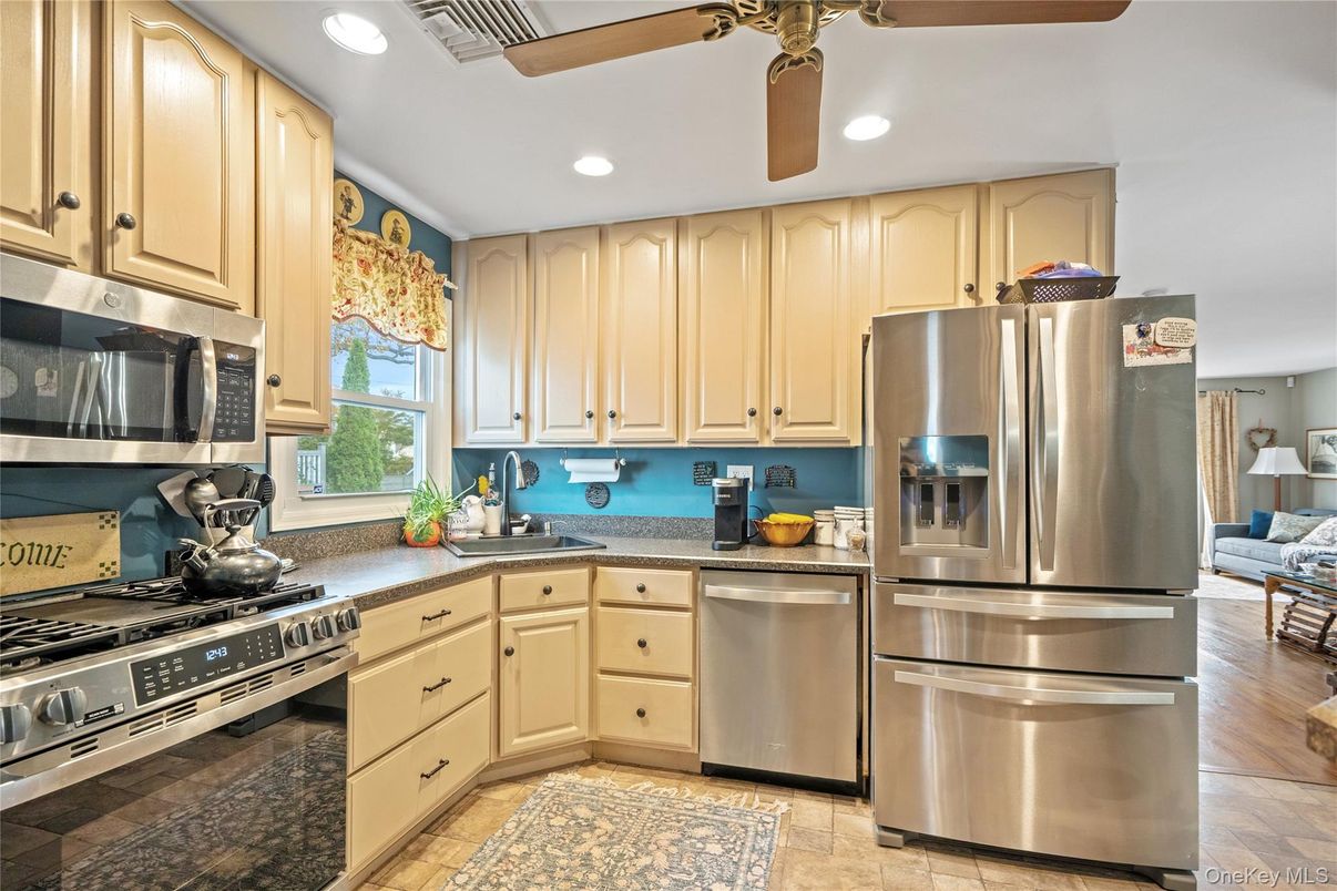 Interior, Kitchen, Recessed Lighting, Stainless Steel Appliances