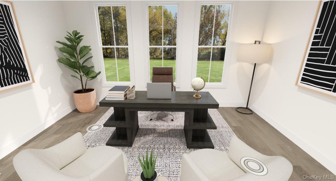 Home Office, Interior, Wood Texture Flooring