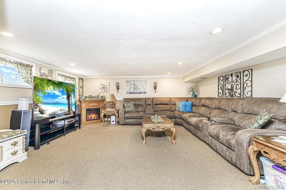 Fireplace, Interior, Living room, Recessed Lighting