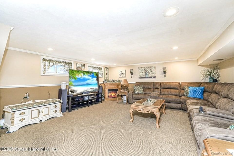 Fireplace, Interior, Living room, Recessed Lighting