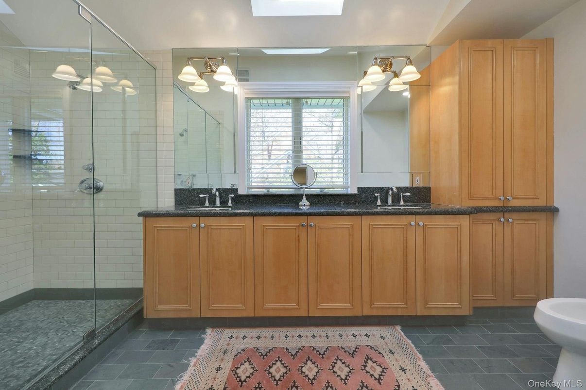 Bathroom, Dual Sink Vanities, Glass Shower, Interior