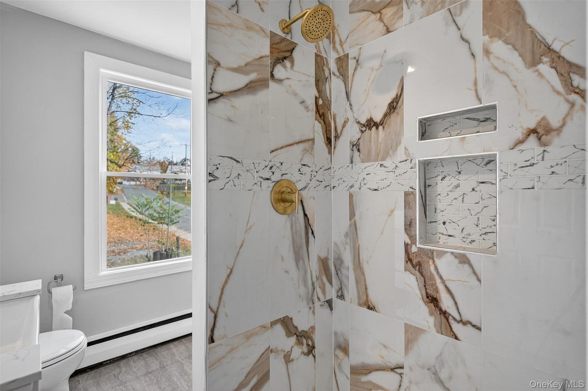 Bathroom, Interior, Marble Walls