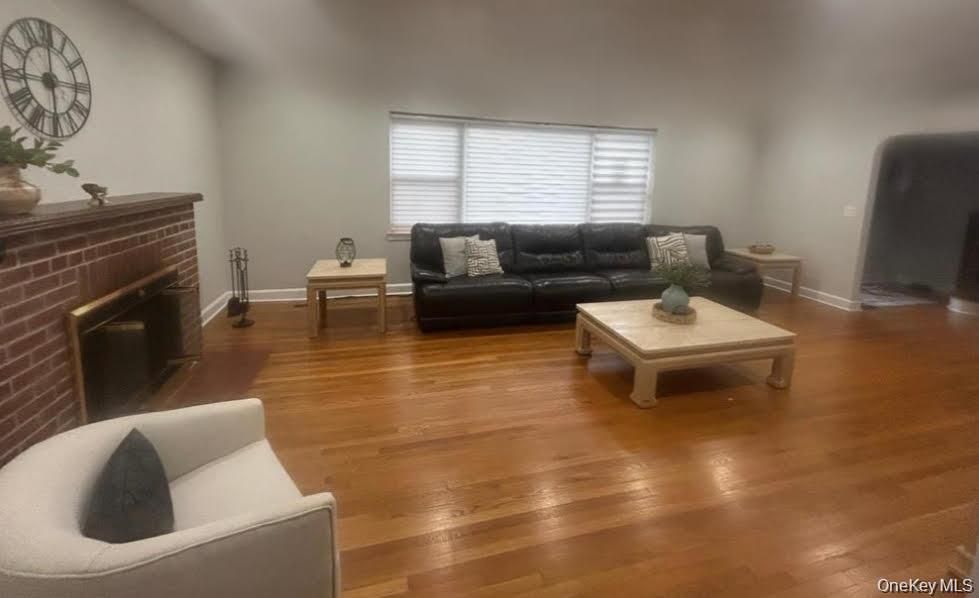 Fireplace, Interior, Living room, Stone Walls, Wood Texture Flooring