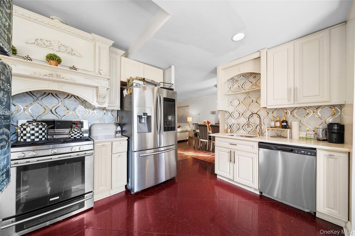 Interior, Kitchen, Recessed Lighting, Stainless Steel Appliances