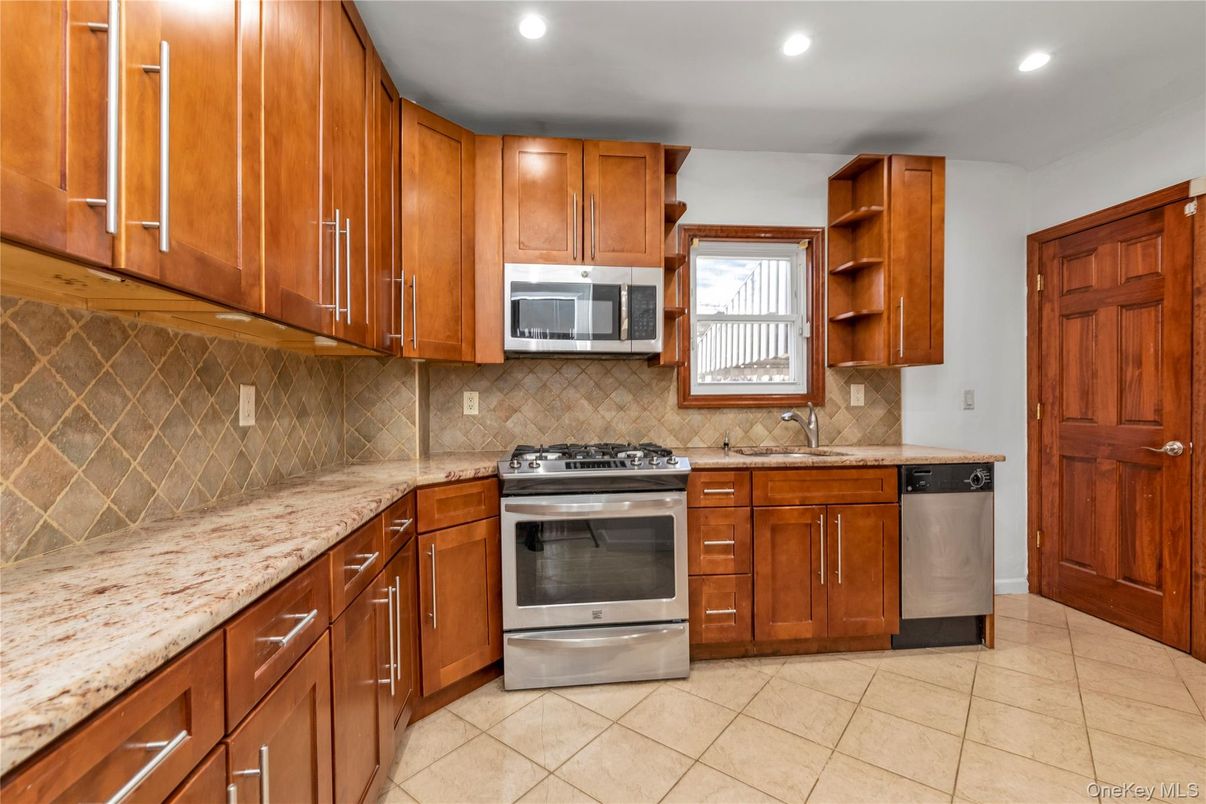 Interior, Kitchen, Recessed Lighting, Stainless Steel Appliances