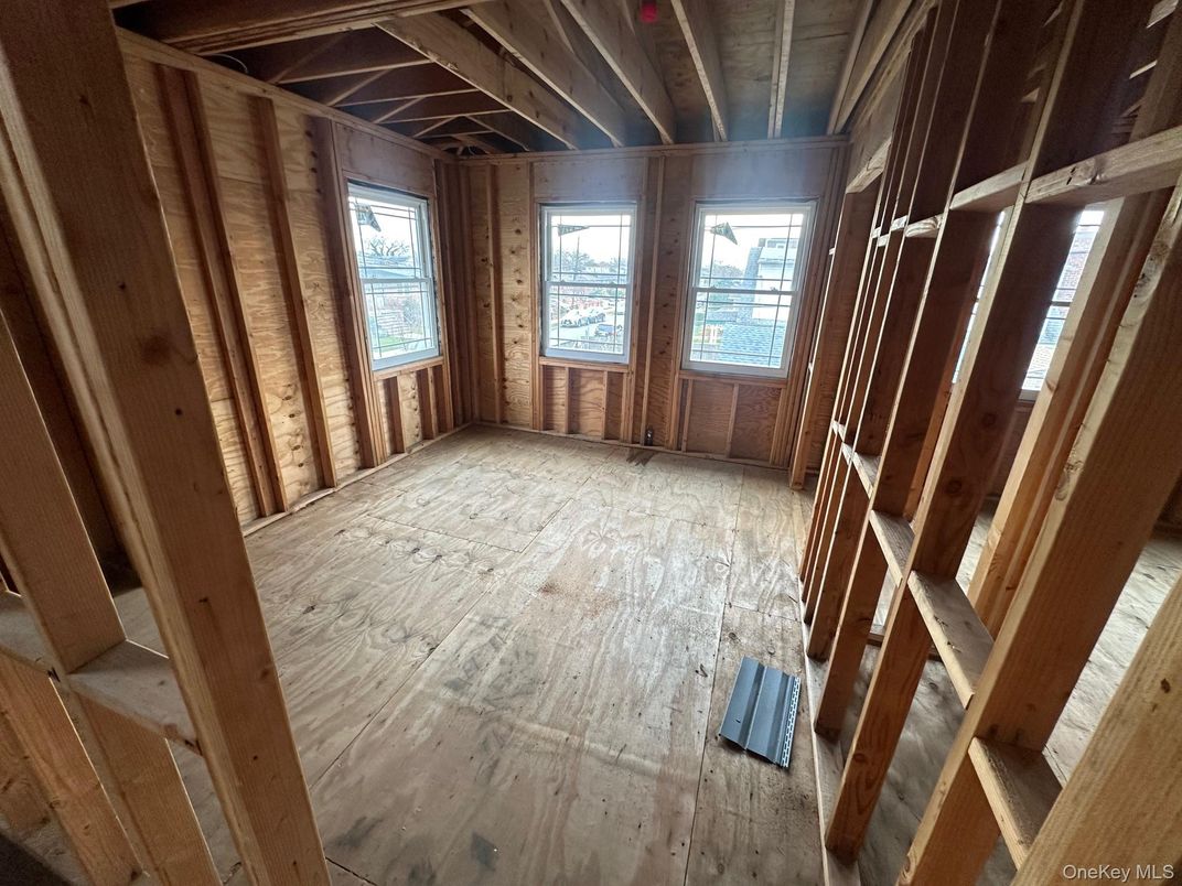 Empty room, Interior, Wooden Beams, Wooden Ceilings, Wood Texture Flooring, Wooden Walls