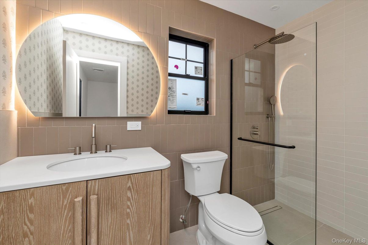 Bathroom, Glass Shower, Interior