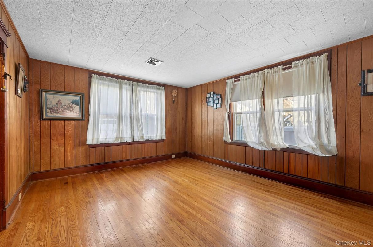 Empty room, Interior, Wood Texture Flooring, Wooden Walls
