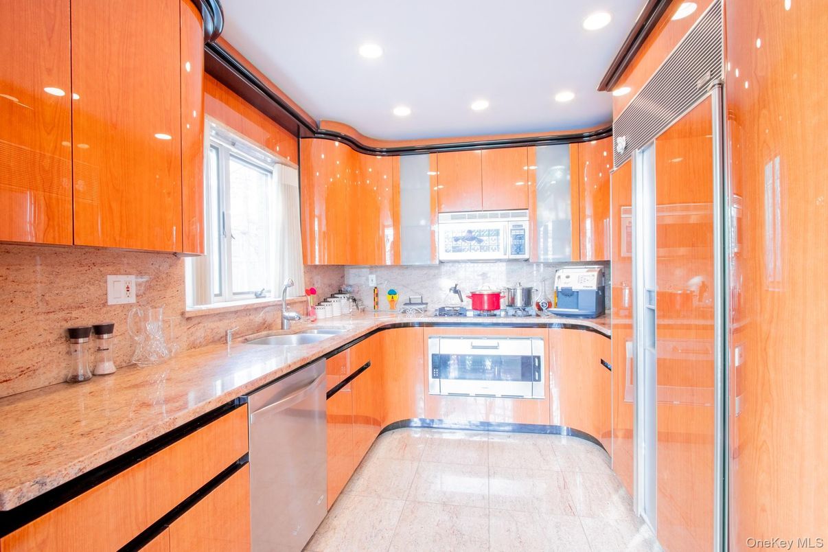 Interior, Kitchen, Recessed Lighting, Stainless Steel Appliances