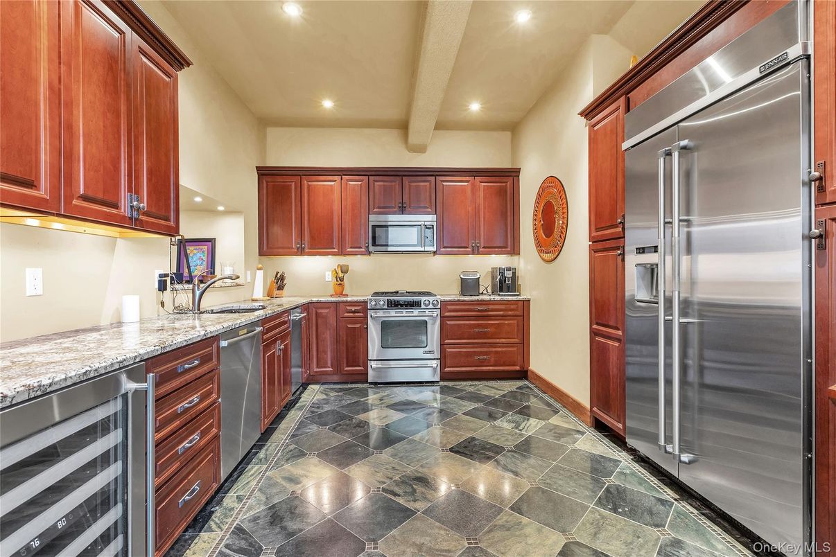 Interior, Kitchen, Recessed Lighting, Stainless Steel Appliances