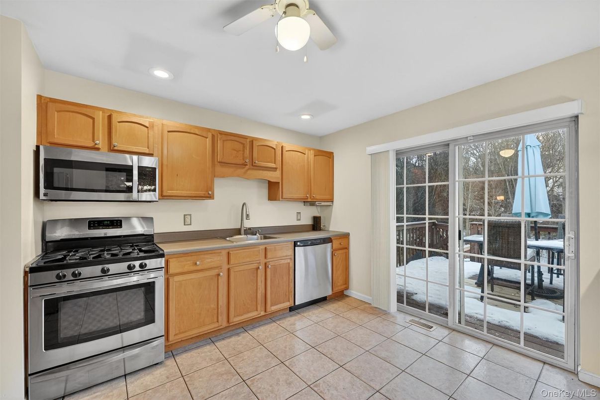 Interior, Kitchen, Recessed Lighting, Stainless Steel Appliances