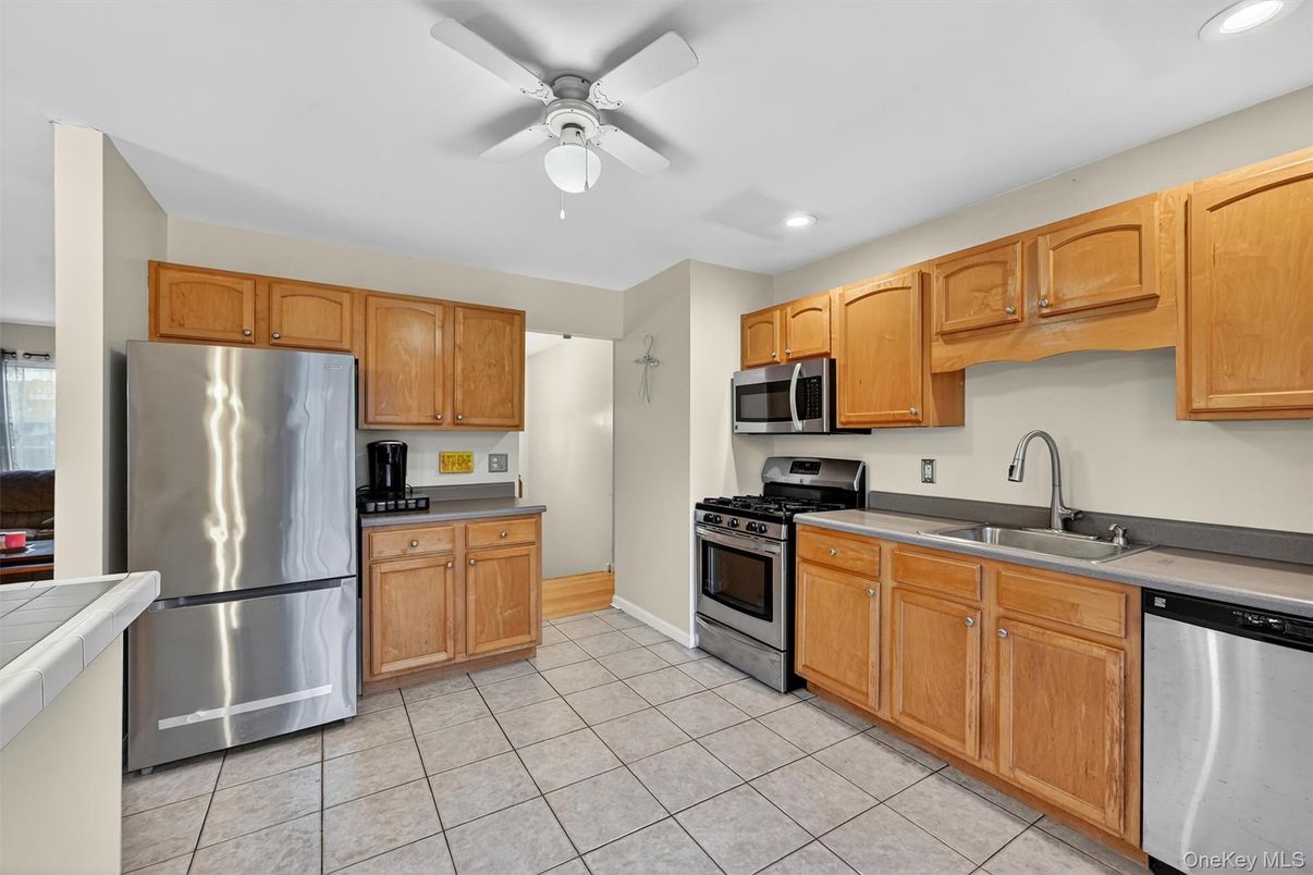 Interior, Kitchen, Recessed Lighting, Stainless Steel Appliances