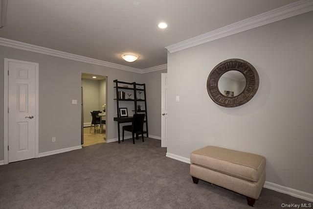 Home Office, Interior, Recessed Lighting
