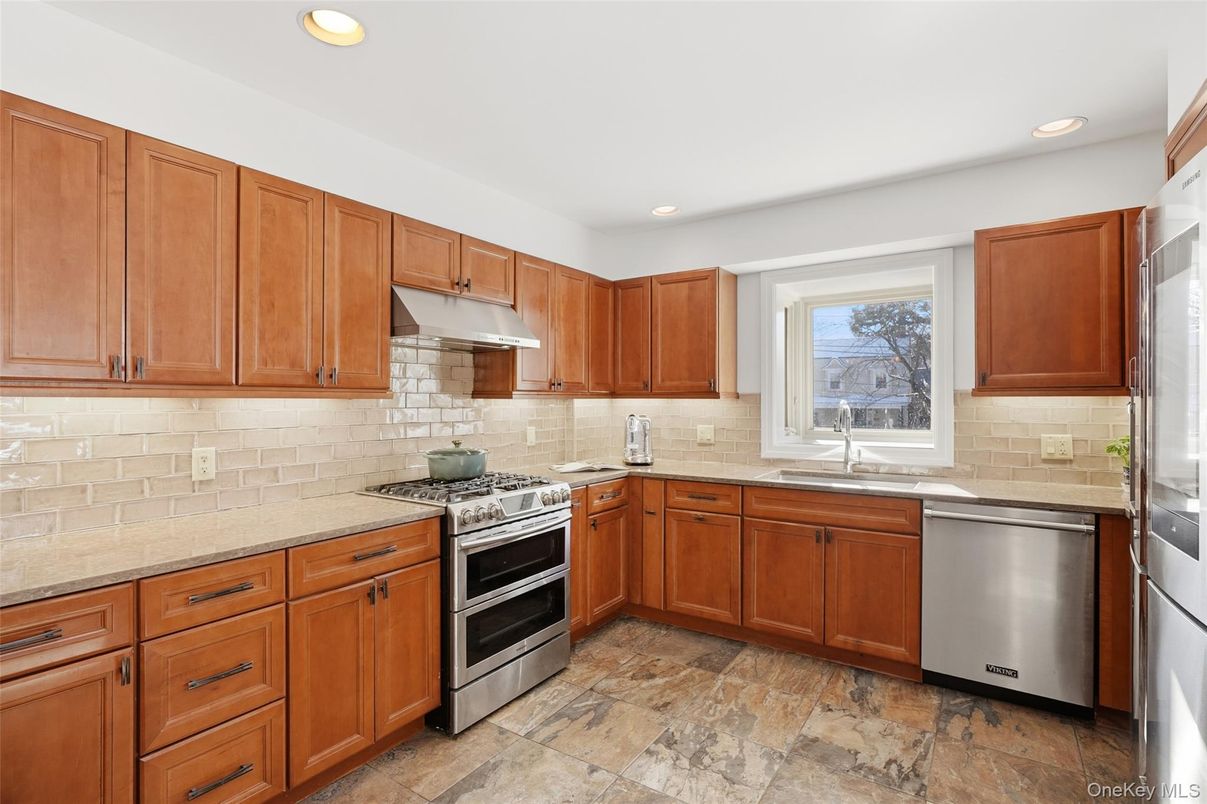 Interior, Kitchen, Recessed Lighting, Stainless Steel Appliances