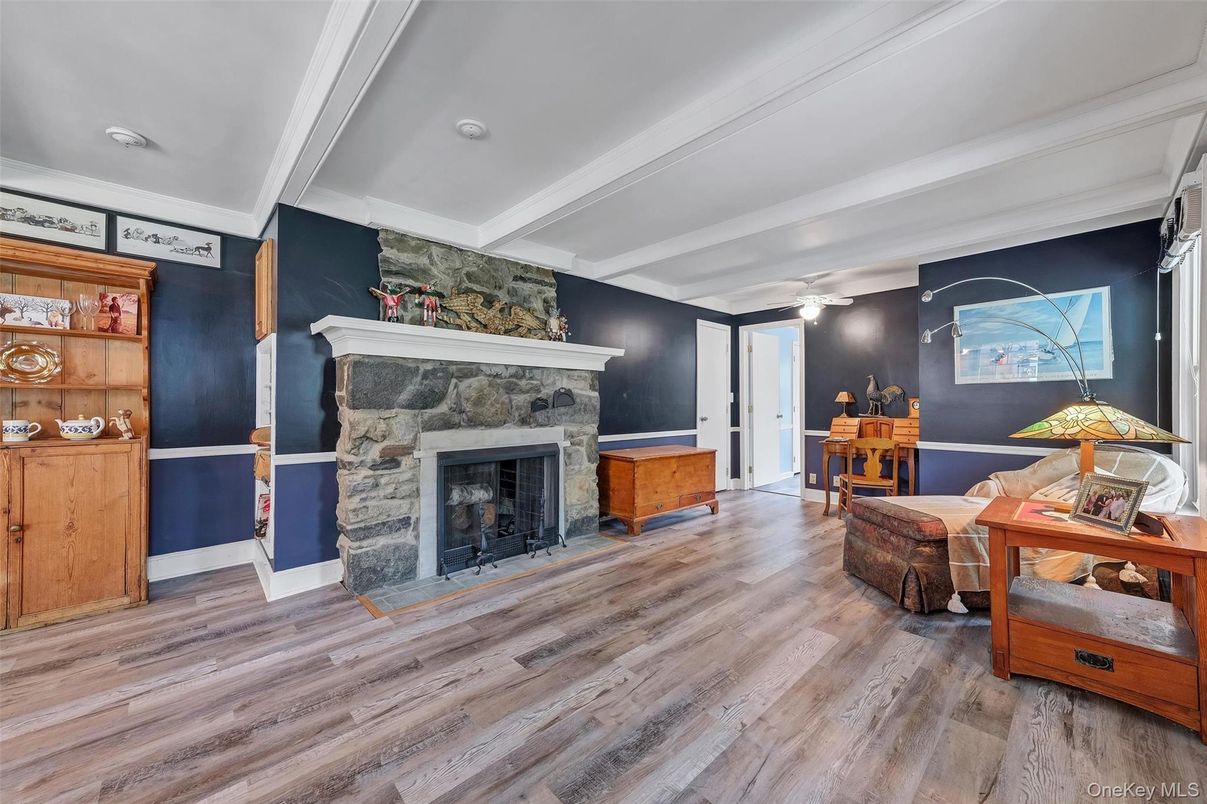 Fireplace, Interior, Wood Texture Flooring