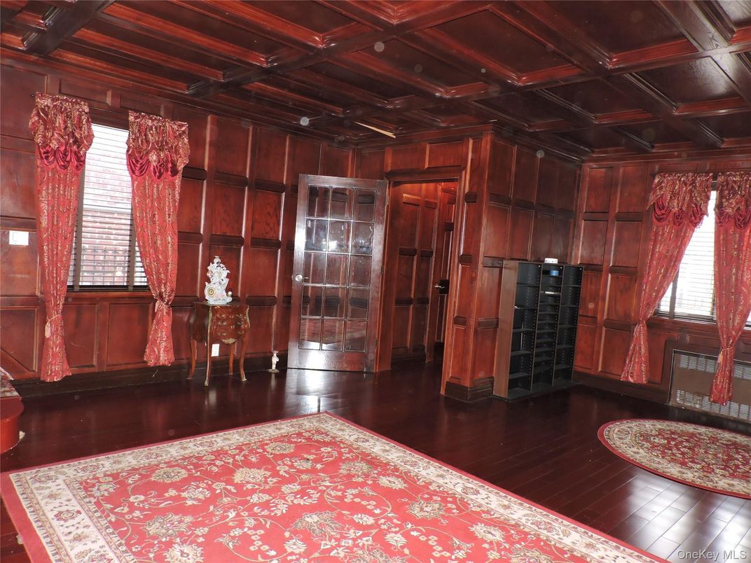 Empty room, Interior, Wooden Beams, Wood Texture Flooring, Wooden Walls