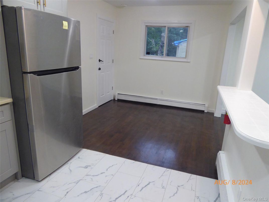 Interior, Kitchen, Marble, Stainless Steel Appliances, Wood Texture Flooring