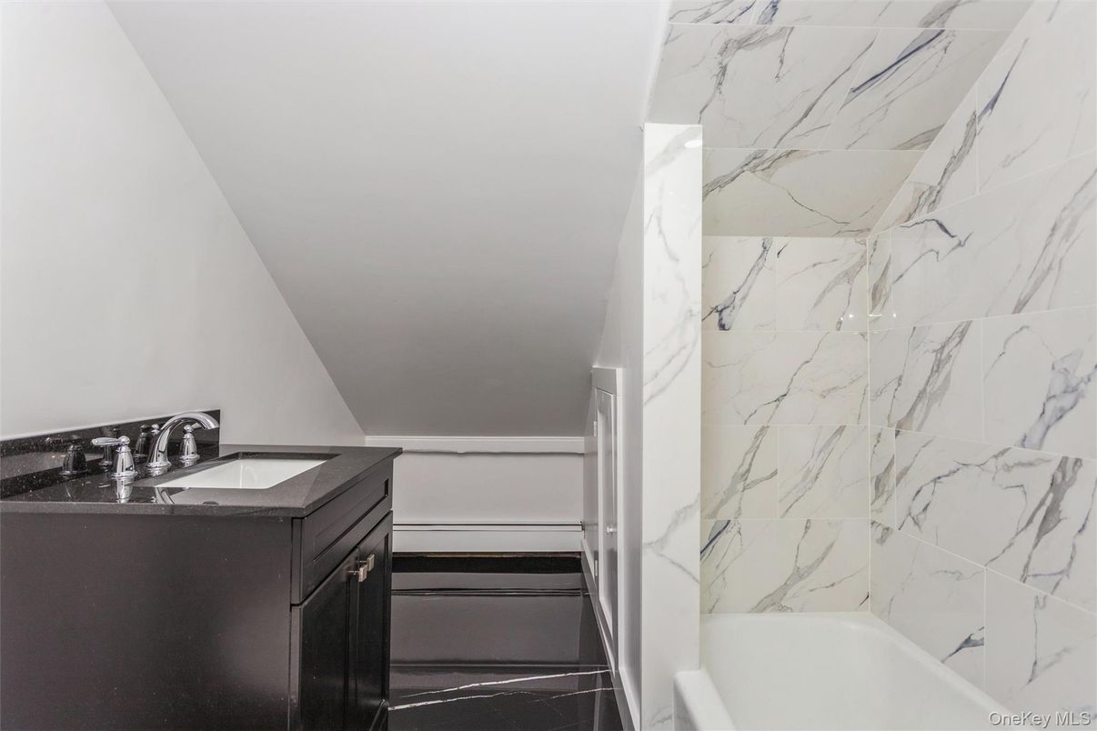 Bathroom, Interior, Marble Walls