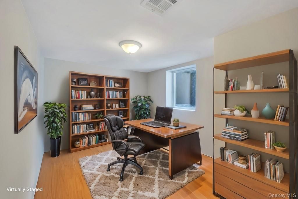 Home Office, Interior, Wood Texture Flooring