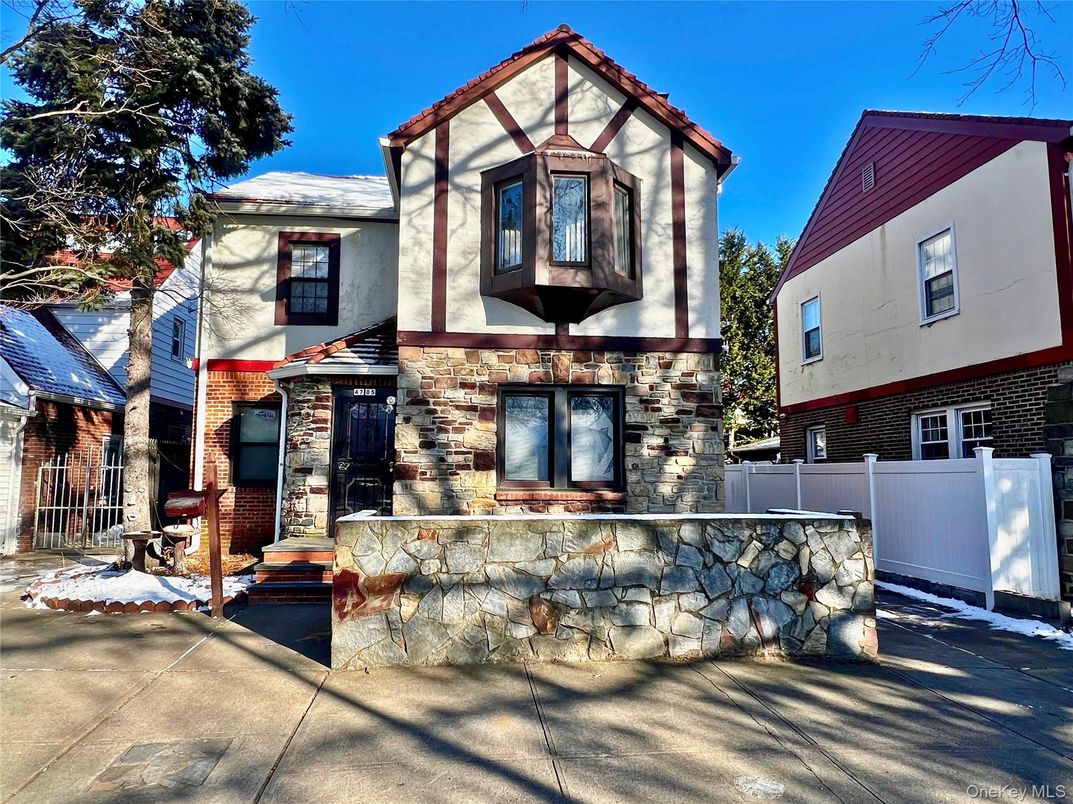 Exterior, Facade, Brick Facade, Tudor Revival