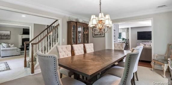 Chandelier, Dining room, Interior, Living room, Recessed Lighting