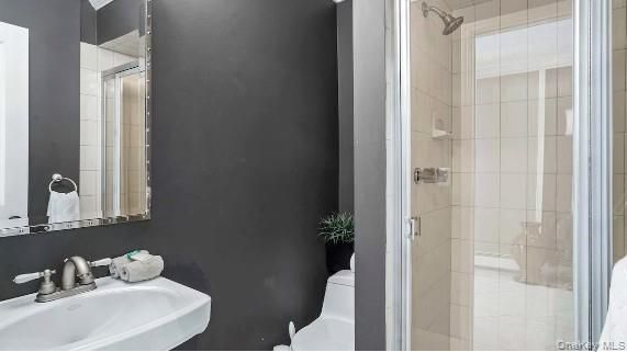 Bathroom, Glass Shower, Interior