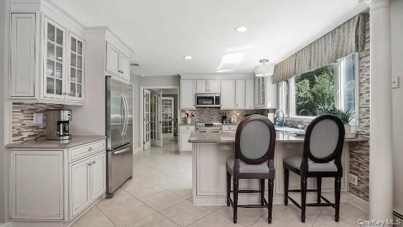 Interior, Kitchen, Recessed Lighting, Stainless Steel Appliances