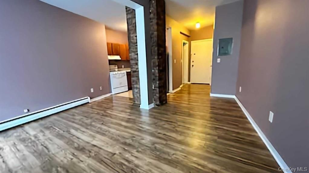 Empty room, Interior, Kitchen, Wood Texture Flooring