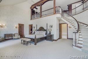 Bedroom, Chandelier, Interior, Recessed Lighting