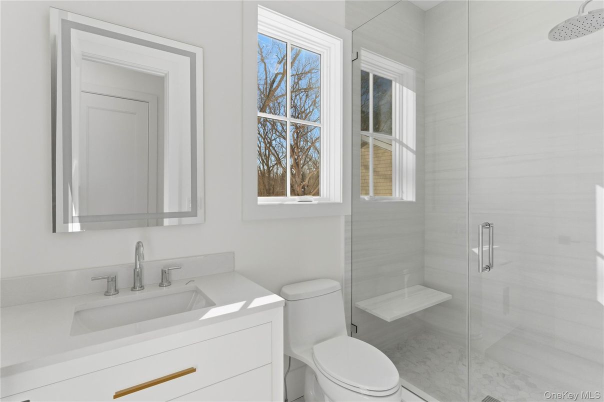 Bathroom, Glass Shower, Interior