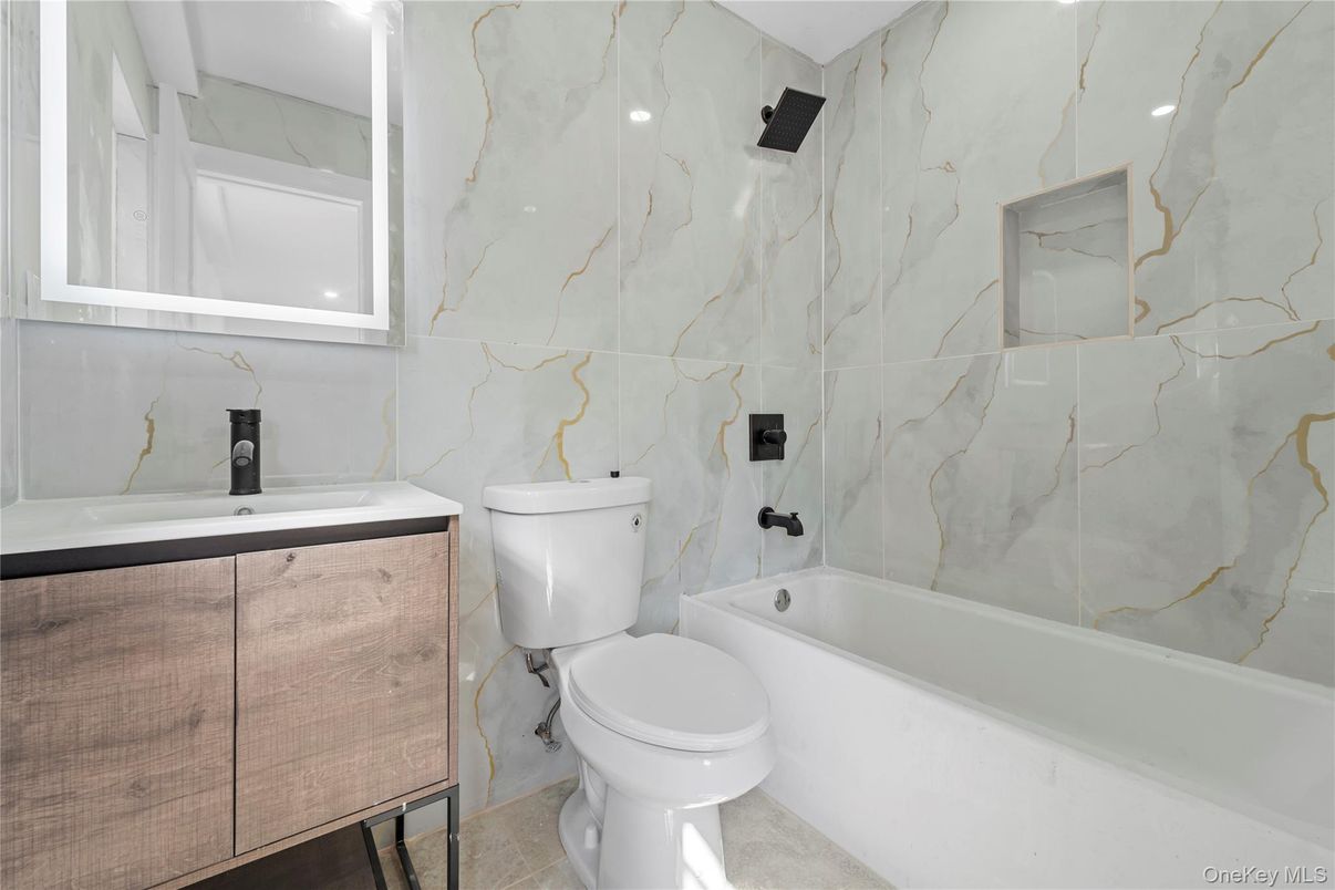 Bathroom, Interior, Marble Walls