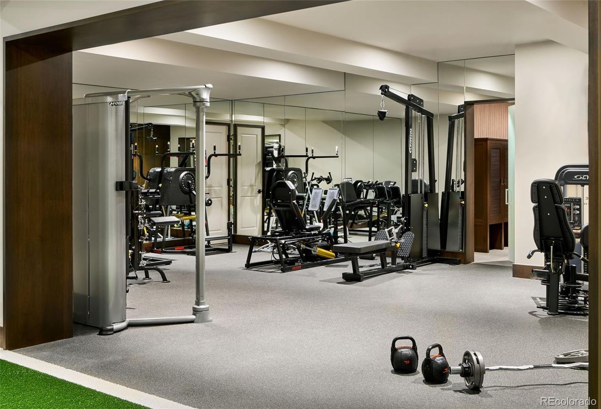 Fitness Equipment, Gym, Interior