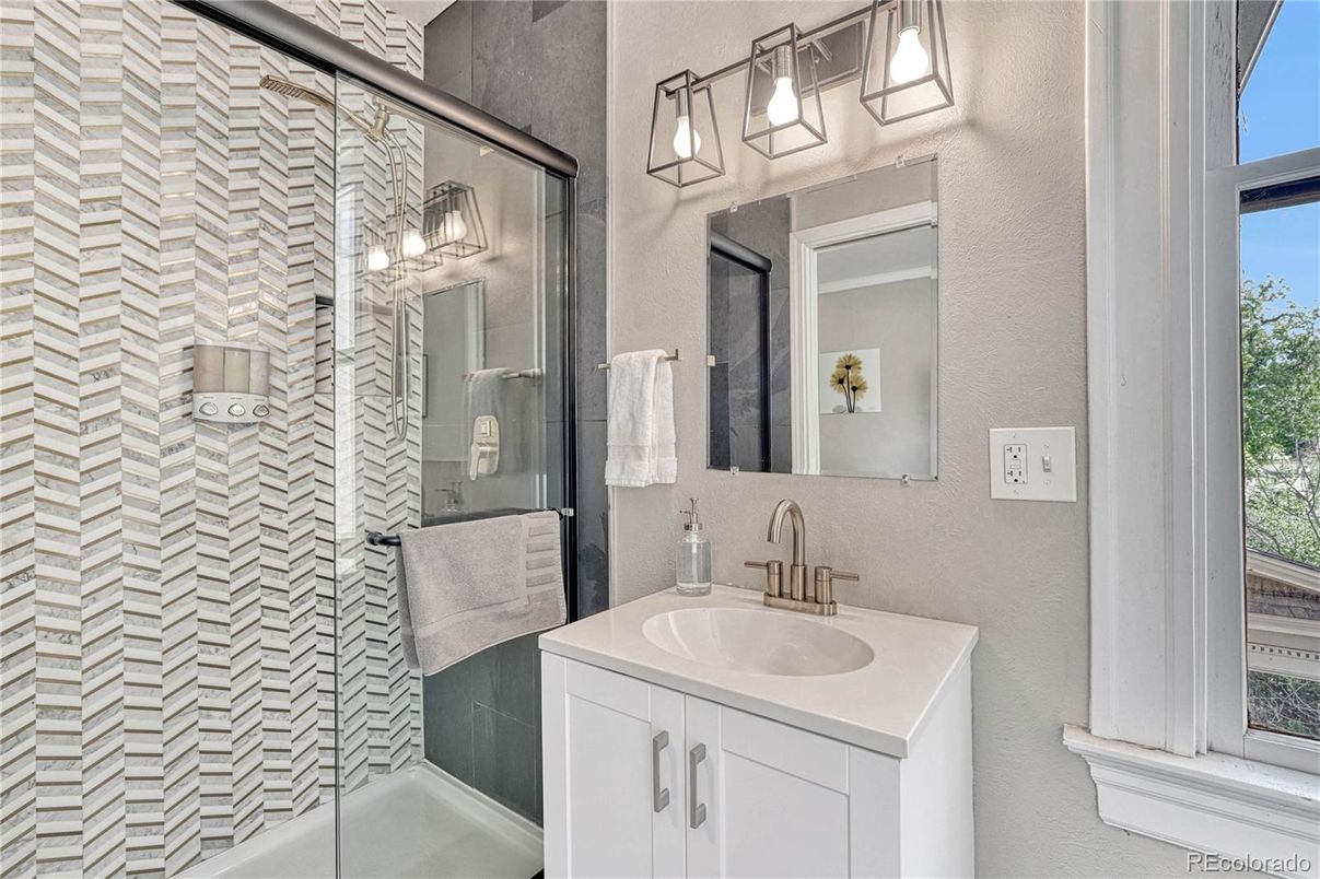 Bathroom, Glass Shower, Interior