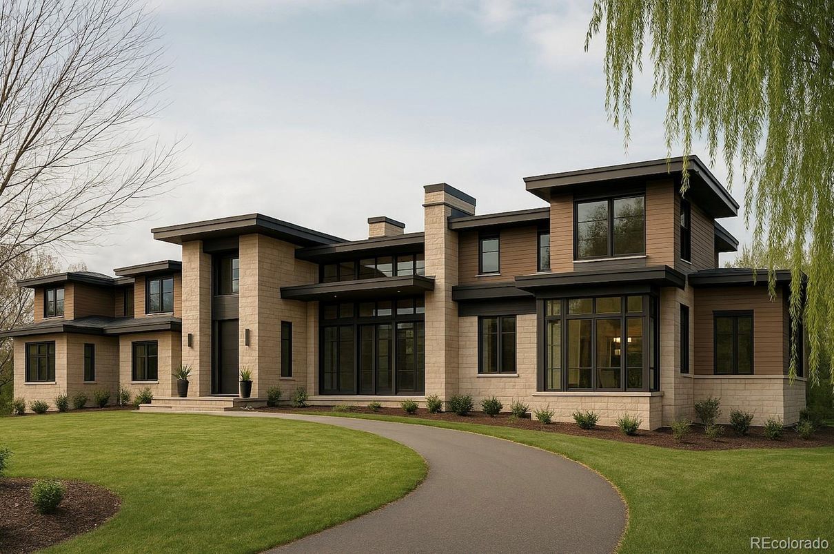 Backyard, Exterior, Facade, Modern