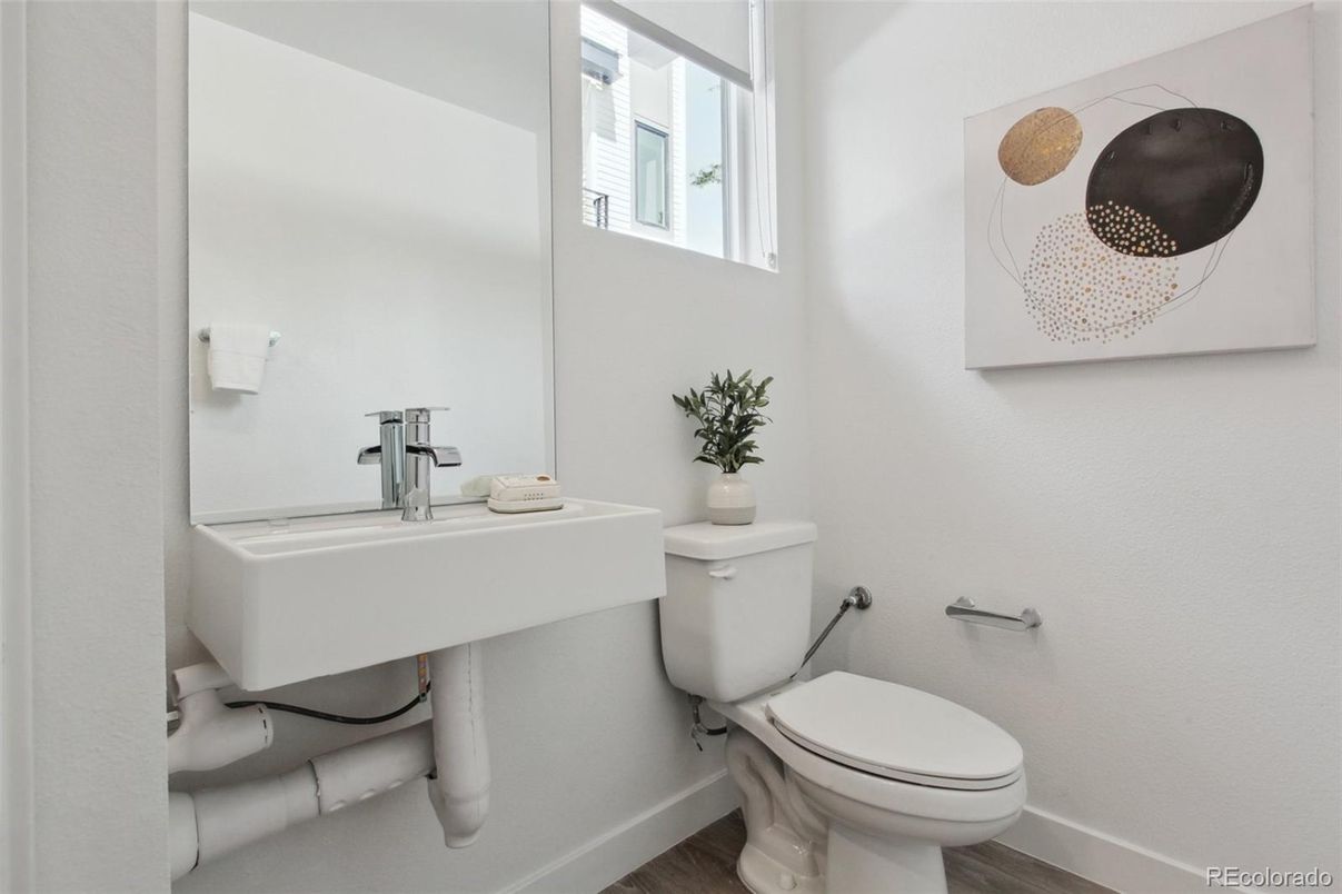 Bathroom, Interior, Wood Texture Flooring