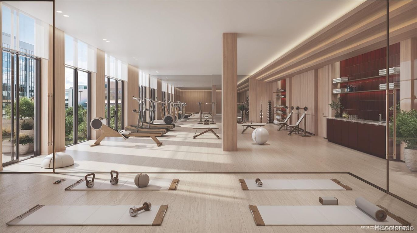 Fitness Equipment, Interior, Recessed Lighting