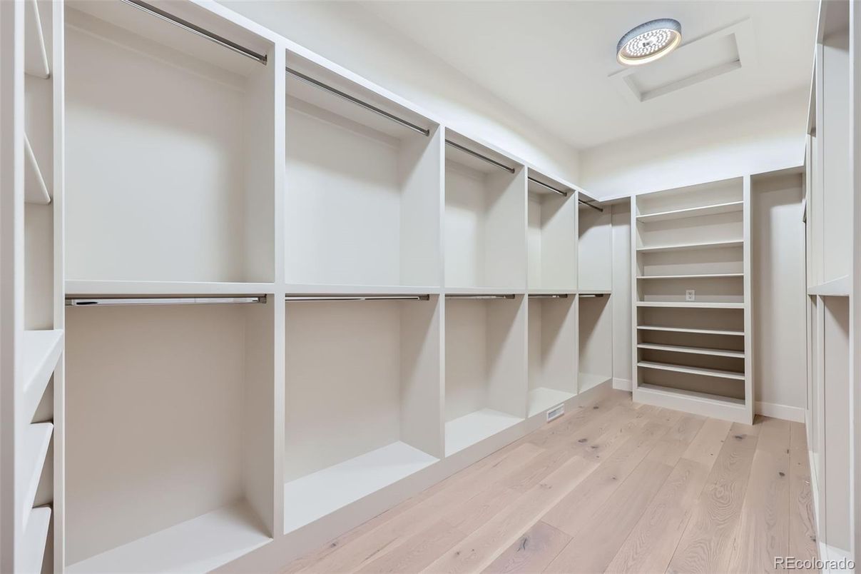 Interior, Walk-in Closets, Wood Texture Flooring