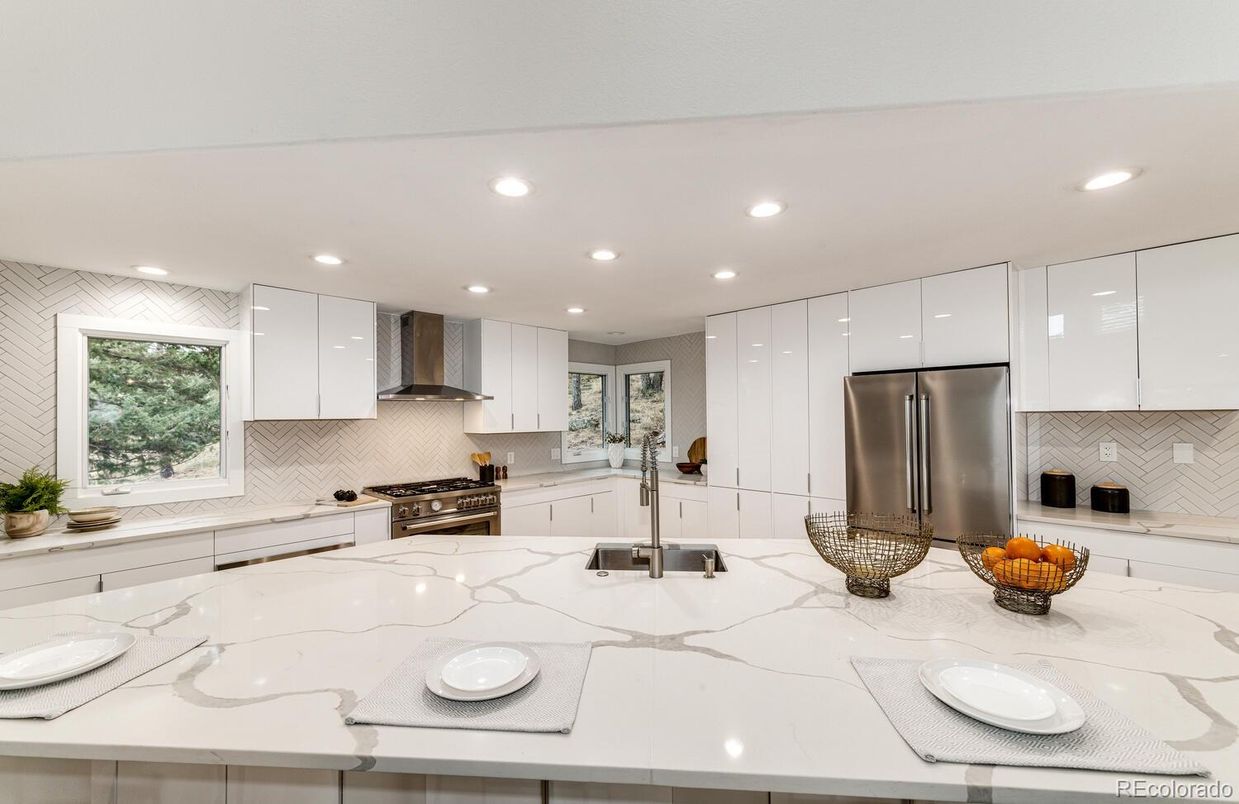 Interior, Kitchen, Recessed Lighting, Stainless Steel Appliances